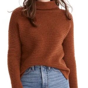 Madewell Belmont Mock Neck Sweater Size M